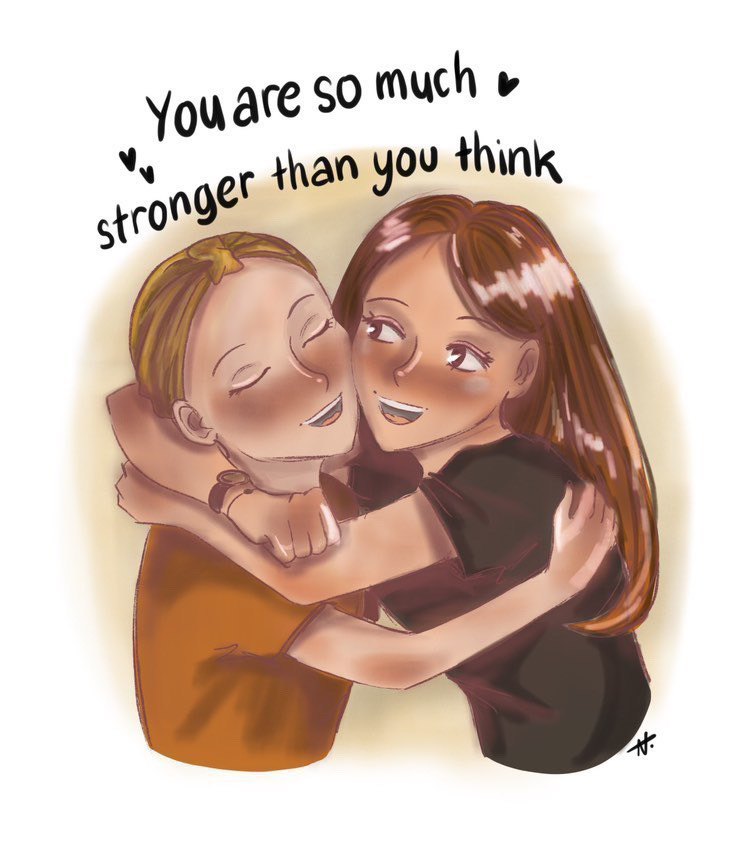 « you are so much stronger than you think » Ellie & Louise par nonote_art